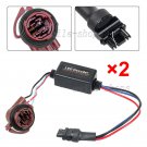 2pcs 3157 3taps LED Decoder Error Free LED Warning Canceller For LED Light
