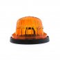 For 73-87 Chevy GMC C/K Amber Cab Clearance Marker Light Covers + Base Housing
