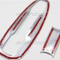 Set Chrome Door Handle Bowl Cover Cup Trim Fit For 2010-2016 Toyota Prado Fj150