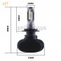 100W Combo LED Headlight 9005 H7 High Low Beam For Subaru Outback Legacy Tribeca