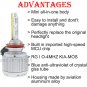 ALL IN ONE H11 Xenon HID Replacement Bulbs Light KIT 6000K White No Need Ballast