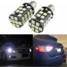2pcs 1157 Bay15d 40-SMD 5050 LED Tail Brake Stop Light Bulbs 6K White Error Free
