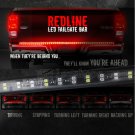 60" Double LED Tailgate Bar Strip Turn Signal Truck Backup Brake Light No Drill