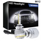 2pcs 9012 HID Headlight Bulb Replace High Low Beam AC 55W 6000K White Waterproof