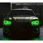 Wireless RGB 7-Color LED Angel Eyes Halo Rings Kit For 2011-2014 Dodge Charger