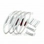 Set Chrome Door Handle Bowl Cover Cup Trim Fit For 2014-2015 Toyota Corolla