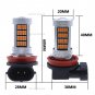 Yellow Amber H11 H8 H9 LED projector Fog Car Truck Driving Light Lamp Bulbs
