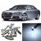 Error Free White 22pcs Interior LED Light Kit for 98-08 Audi B5 B6 B7 A4 S4 Avan