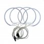 4pcs 131MM CCFL Yellow Angel Eye Halo Ring Headlight Kit For BMW E36 E38 E39 E46