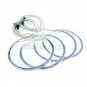 4pcs 131MM CCFL Yellow Angel Eye Halo Ring Headlight Kit For BMW E36 E38 E39 E46