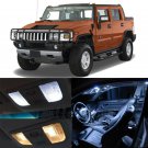 20pcs White Reverse + DRL + Tag + Interior LED Lights Fit For 03-09 Hummer H2