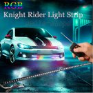 56CM 7-Color RGB LED Flash Knight Rider Strip Light For Under Hood Behind Grille
