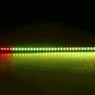56CM 7-Color RGB LED Flash Knight Rider Strip Light For Under Hood Behind Grille