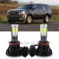 H11 80W LED Conversion Kit Bulbs HID White For 2015-2017 GMC Yukon / XL Low Beam