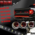 60" LED Tailgate Light Bar Truck Pickup Turn Signal Reverse Brake Back-Up Glow