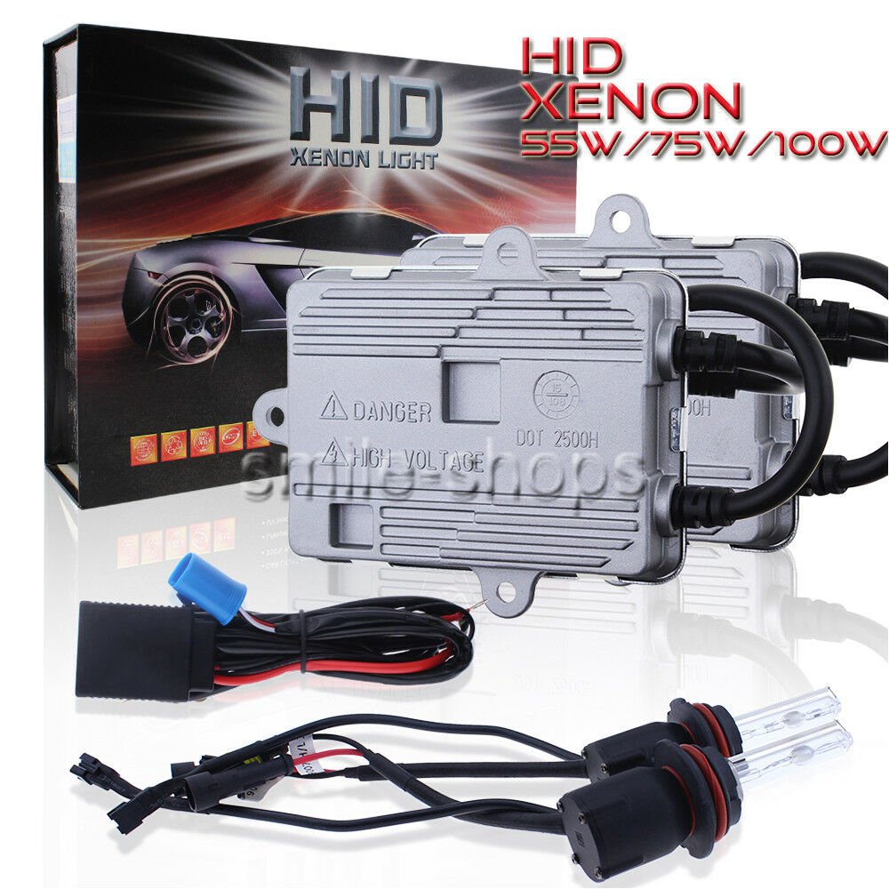 55W/75W/100W HID Kit Xenon Headlight Fog H11 9006 H4 H7 H1 9005 5202 9007 880 H3
