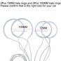 4pcs Blue 10K CCFL LED Angel Eye Halo Ring Headlight Kit For 2003-2007 Mazda 6