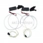 4 x Super White CCFL Headlight Angel Eye Halo Rings For 98-05 Lexus IS200 IS300