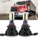 9006 HB4 80W LED Headlight Conversion Kit Bulbs For 1998-2015 Mack Vision Truck