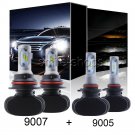 9007 9040 9140 LED Headlight Fit Ford F-250 F-350 Super Duty 2001-2004 Fog Light