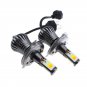 2pcs Switchback White & Amber H4 HB2 9003 High Power LED DRL Fog Drving Lights
