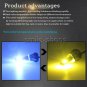 White Amber Yellow LED Light 880 881 899 COB Bulbs Dual Color Kit Fog Light Car