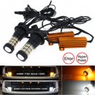 2x Plug&Play Switchback Front Parking Signal LED + Resistor For 15-16 Ford F-150