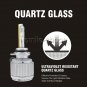 2x 9012 HIR2 HID Headlight Bulb High/Low Beam Kit AC 55W 6000K White Waterproof