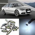 Error Free White 20pcs Interior LED Light Kit for 2006-2011 Audi A6 S6 C6 Avant