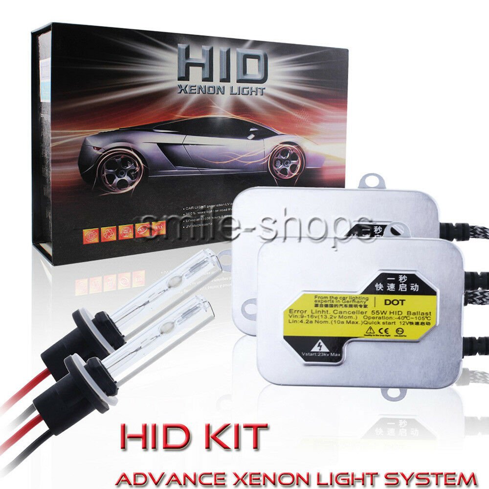 AC 55W QUICK START Slim HID Xenon Headlight Conversion Kit For Audi H7 H11 9006