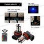 2pcs H11 27-SMD RGB LED Fog Lights Daytime Running Bulb Lamp + Remote Control