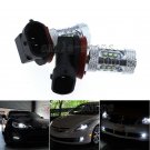 2pcs H11 Bright White 80W LED Fog Lights For Mitsubishi Montero Pajero 2007-2015