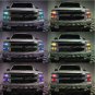 4pcs Multi-Color RGB SMD Angel Eyes Halo Ring Kit For 07-13 Chevrolet Silverado