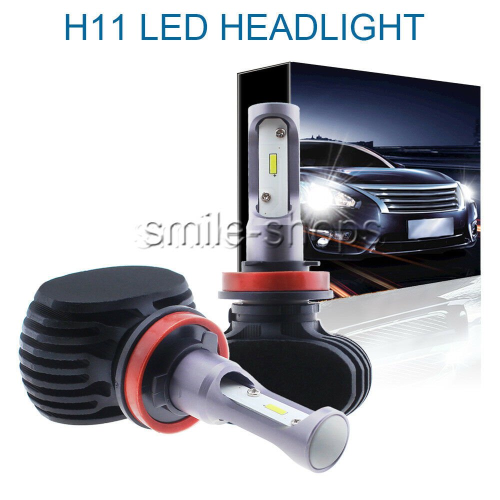 H11 LED Headlight Low Beam Bulbs For Toyota Camry Tundra Prius Highlander 8000LM