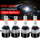 4X 9006 9005 Hi/Lo Beam COB LED Headlight Fit Honda Accord 09-12 Civic 2004-2015