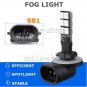 2pcs 12-SMD RGB Wireless 881 889 LED Fog Daytime Running Bulbs + Remote Control