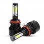 LED Headlight Kit H11 6K White 1900W 285000LM Low Beam For 2016-2017 Honda Civic
