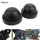 2pcs 100mm Rubber Housing Seal Dust Cap Protect Cover For LED HID Headlight Bulb