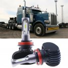 H11 50W White CSP LED Headlamp Headlight Bulbs Kit Upgrade For Peterbilt 388 389
