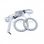 4pcs 60MM RGB SMD Angel Eyes Halo Rings LED Headlight Kit w/ Remote Controller