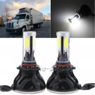9006 80W LED Headlight Bulbs Conversion Kit For Freightliner Columbia 1996-2013