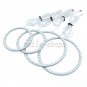 4pcs RGB Colorful LED SMD Angel Eyes Halo Rings Lights For VW Golf Mk4 1997-2003