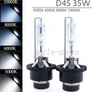 Pair - 35W D4S HID Xenon Bulbs Replace Factory HID Headlights 5K 6K 8K 10K