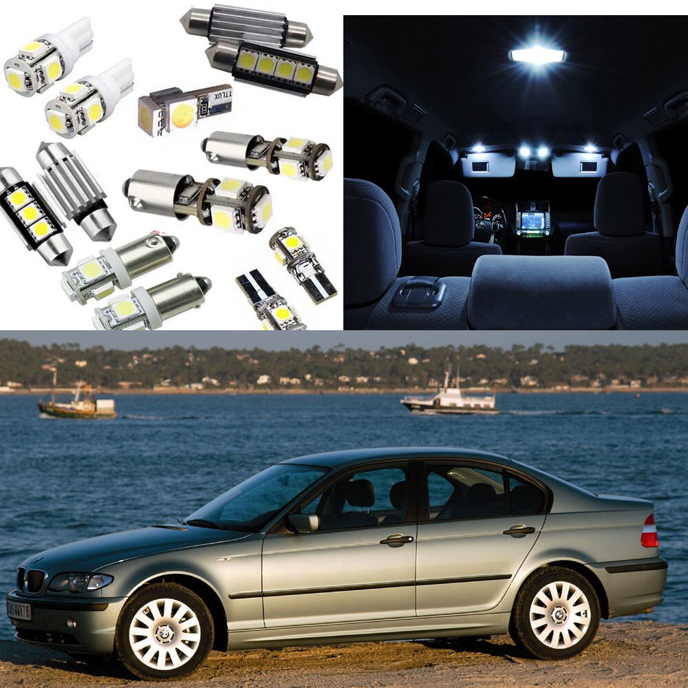 18pcs white for BMW 3 Series E 46 M3 sedan coupe LED Interior light kit (99-05)