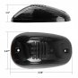 5 Smoked Black 12 LED Cab Roof Top Marker Running Clearance Light for Dodge Ram#