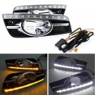 2pcs Daytime Running Light LED With Turn Signals For Chevrolet Cruze 2009-2013