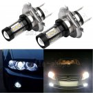 2pcs H4 12V 6K White 80W High Power Cree LED Fog Driving Lights For Car Truck