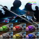 56CM 7-Color 5050 LED 48SMD RGB Remote Colorful Knight Rider Strip Lights Grille