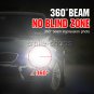 COB H4 HB2 9003 50W 8000LM LED Headlight Bulbs Kit High Low Power Bulbs 6000K