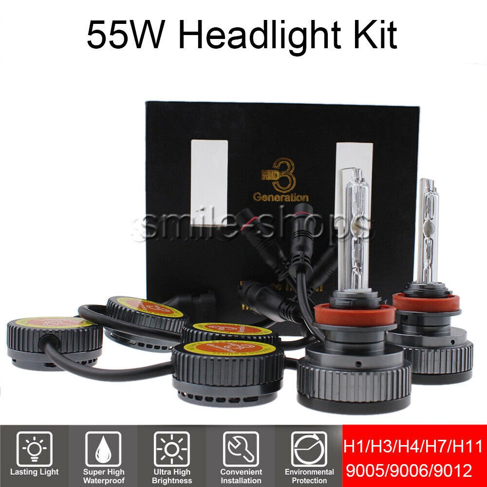 Xenon White Fast Start AC 55W H1 H3 H4 H7 H11 9005 9006 9012 HID Headlight Kit
